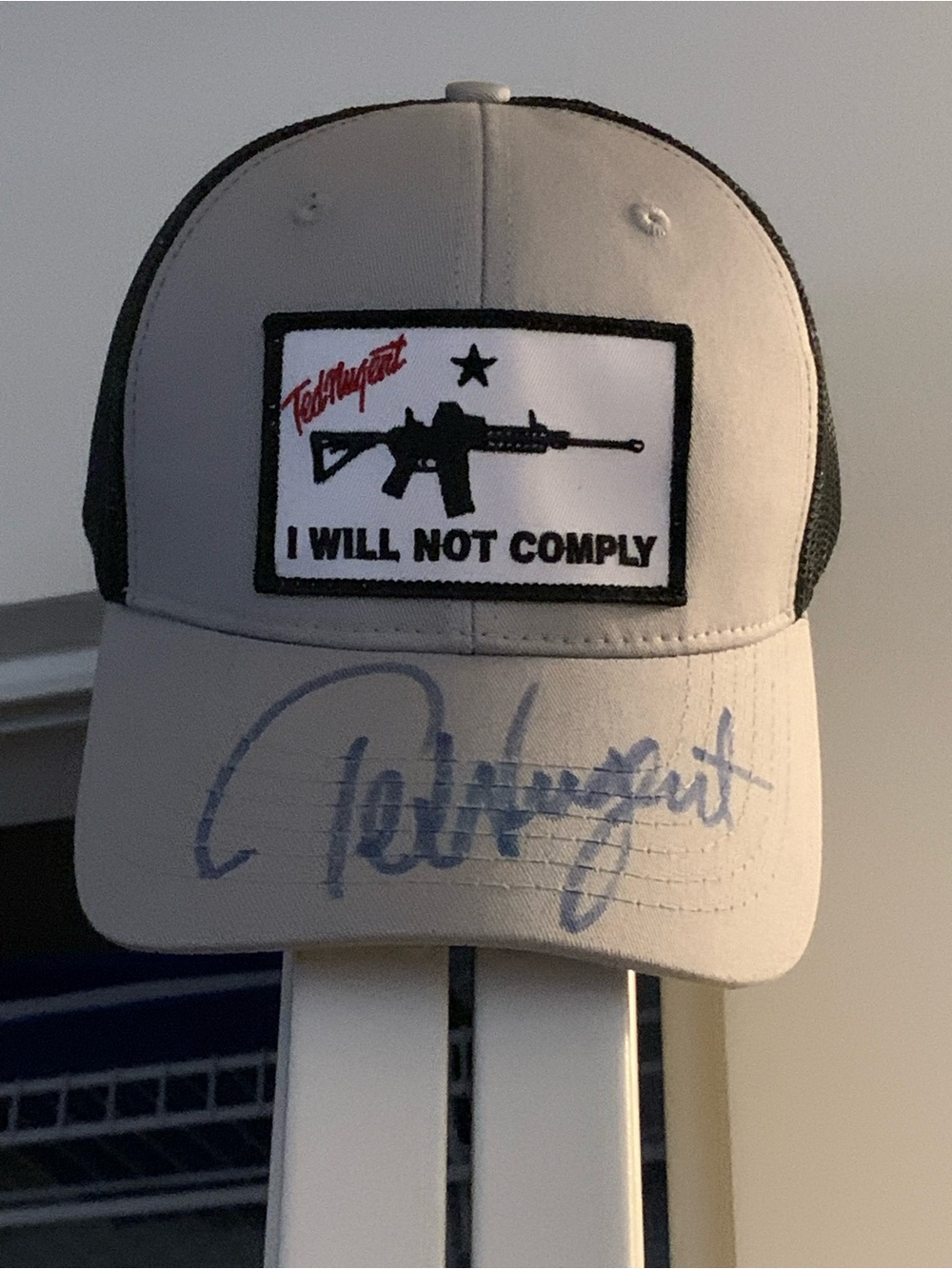 Ted Nugent Autographed Tactical Hat